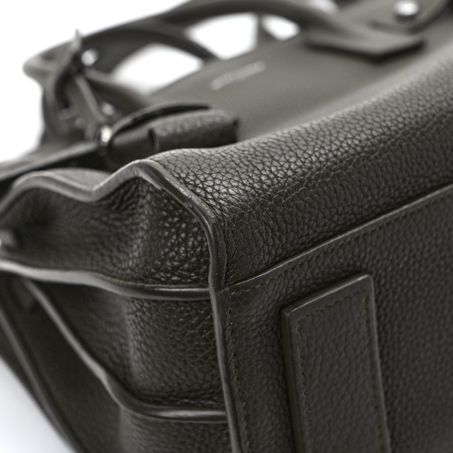 Saint Laurent Grained Calfskin Baby Sac De Jour Souple Earth 11 of 13