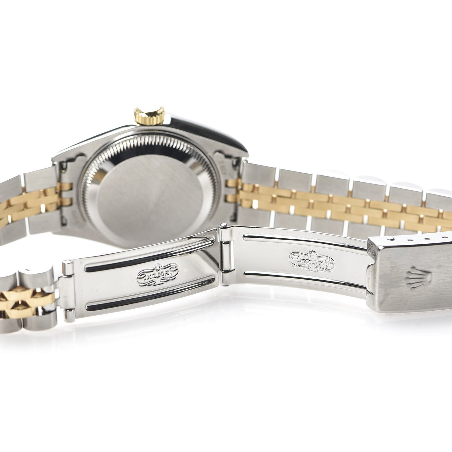 Stainless Steel 18K Yellow Gold 26mm Oyster Perpetual Datejust Watch Champagne 79173