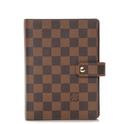 Louis Vuitton Damier Ebene Medium Ring Agenda Cover 1 of 7