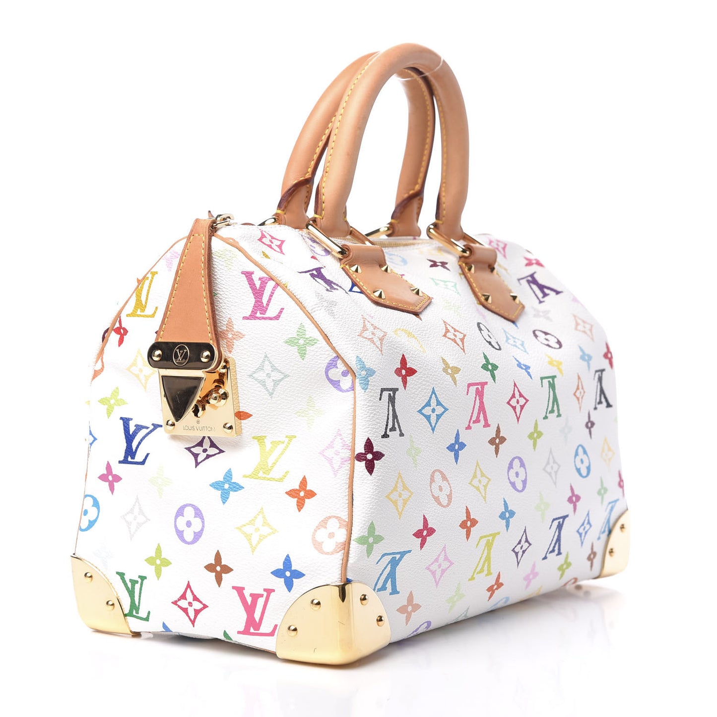 Monogram Multicolor Speedy 30 White