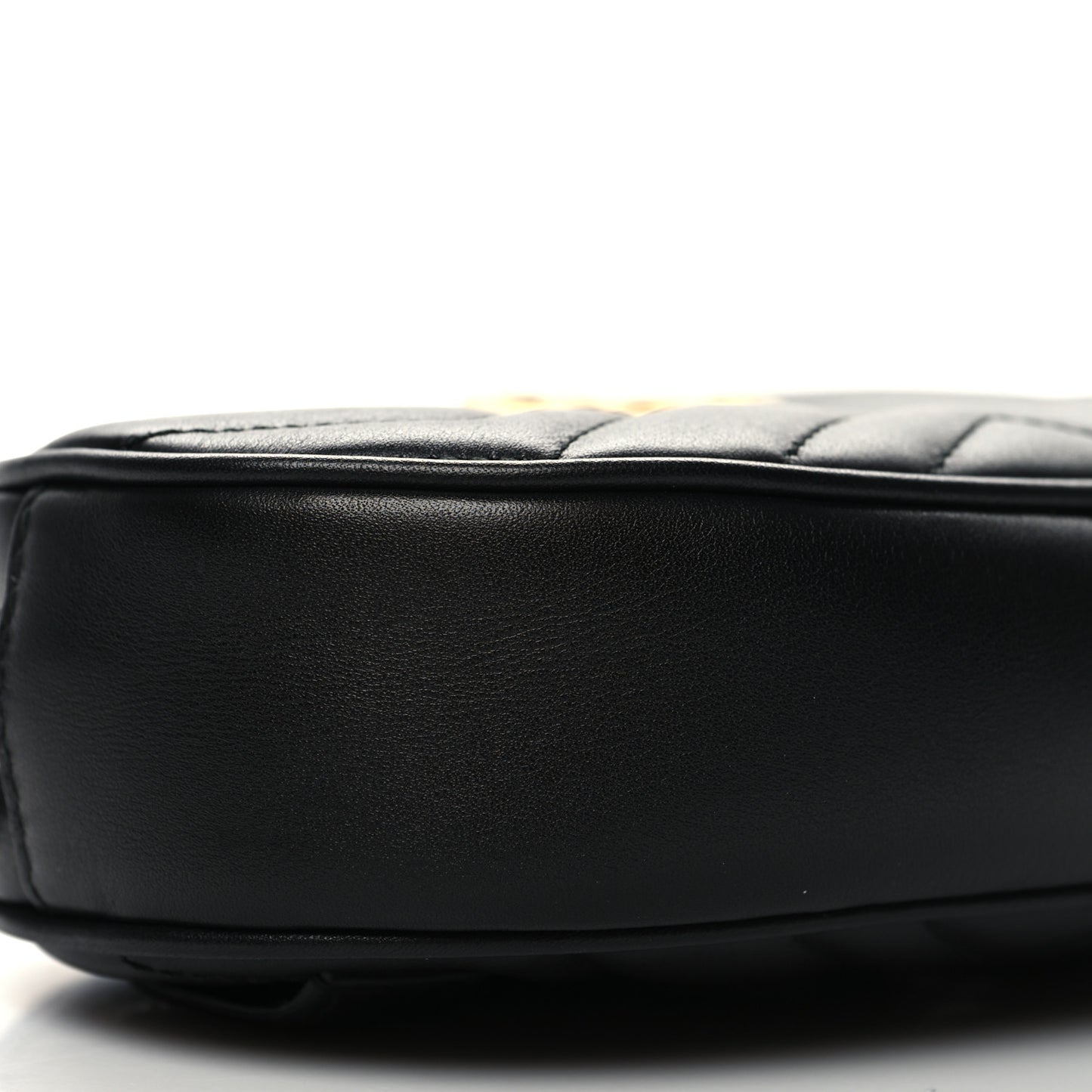 Calfskin Matelasse GG Marmont Belt Bag 85 34 Black