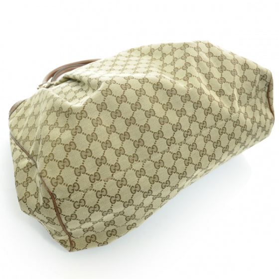 Gucci Monogram Large Sukey Brown 4 of 9