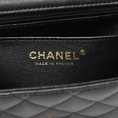 Chanel Lambskin Quilted Mini Square Flap Black 6 of 12