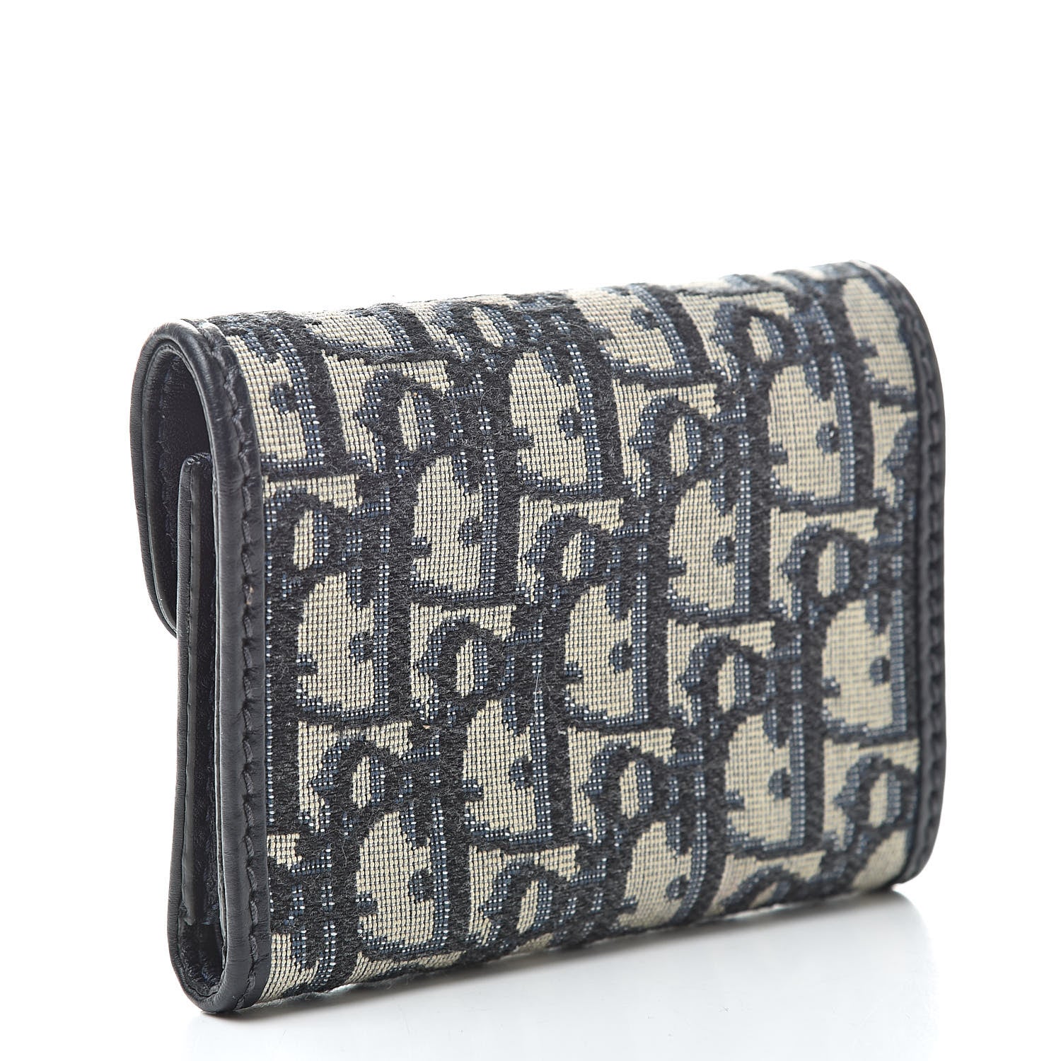 Christian Dior Oblique DiorAddict Wallet Blue 3 of 11
