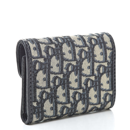 Christian Dior Oblique DiorAddict Wallet Blue 3 of 11