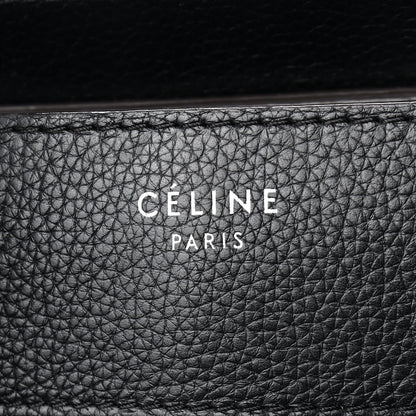 Celine Drummed Calfskin Mini Luggage Black 8 of 12