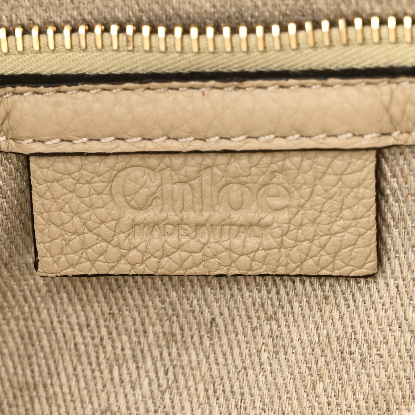 Calfskin Mediium Marcie Satchel Root Beige