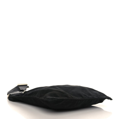 Prada Nylon Vela Flat Messenger Bag Black 4 of 11