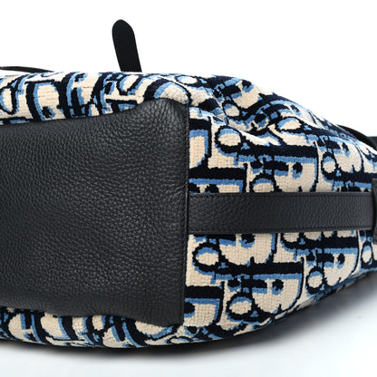 Christian Dior Oblique Saddle Soft Bag Bleu Marine 9 of 9