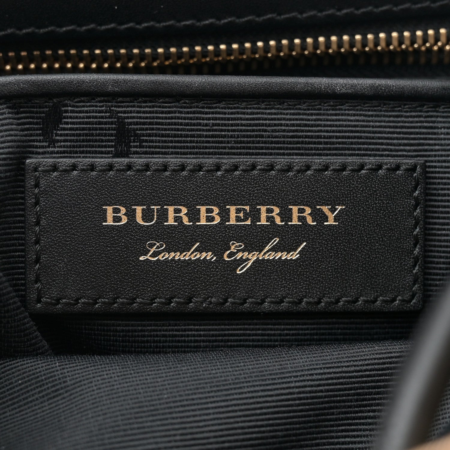 Burberry Metallic Satin Nylon Medium Rucksack Backpack Gold 6 of 12