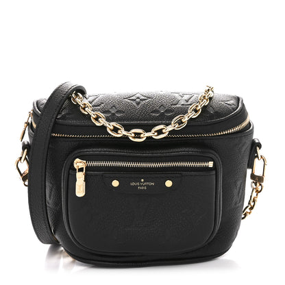 Louis Vuitton Empreinte Mini Bumbag Black 1 of 9