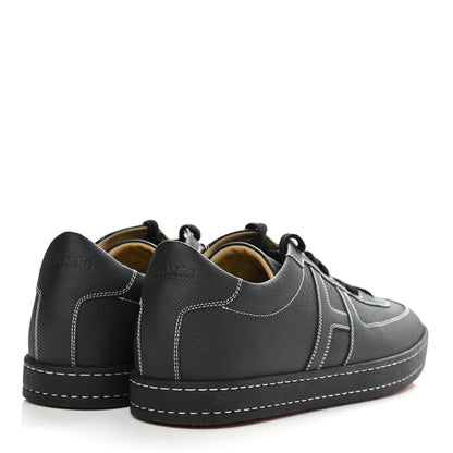 Hermes Epsom Mens Boomerang Sneakers 42.5 Black 4 of 9