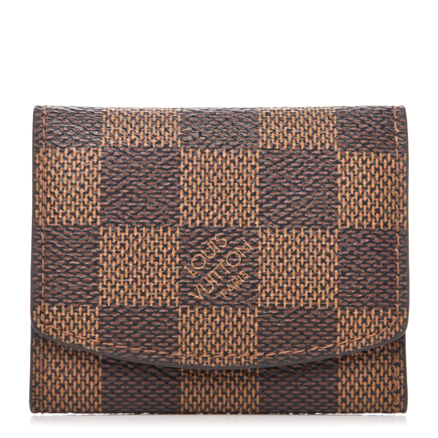 Damier Ebene Cufflinks Case