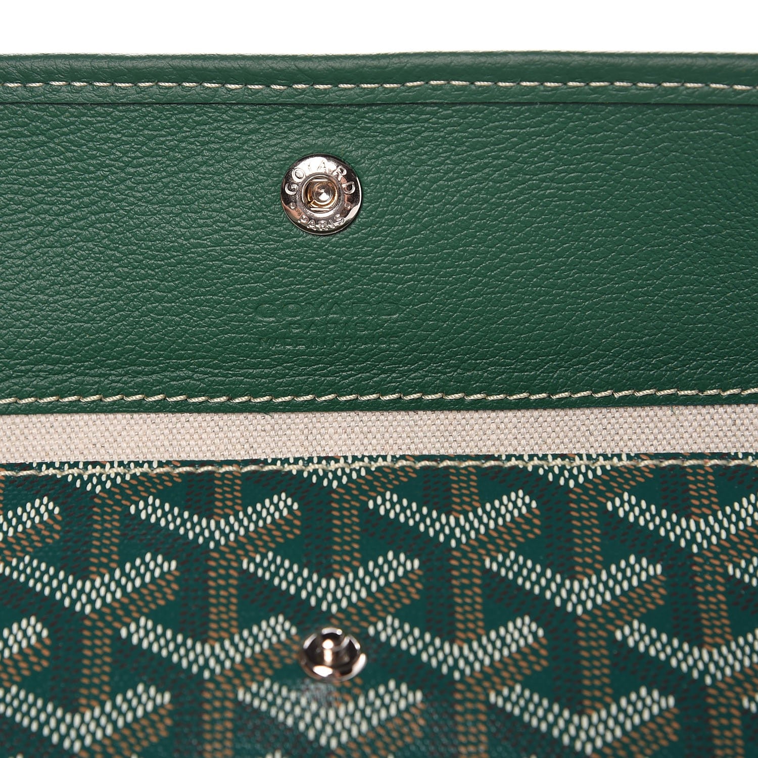 Goyard Goyardine Saint Louis GM Green 7 of 8