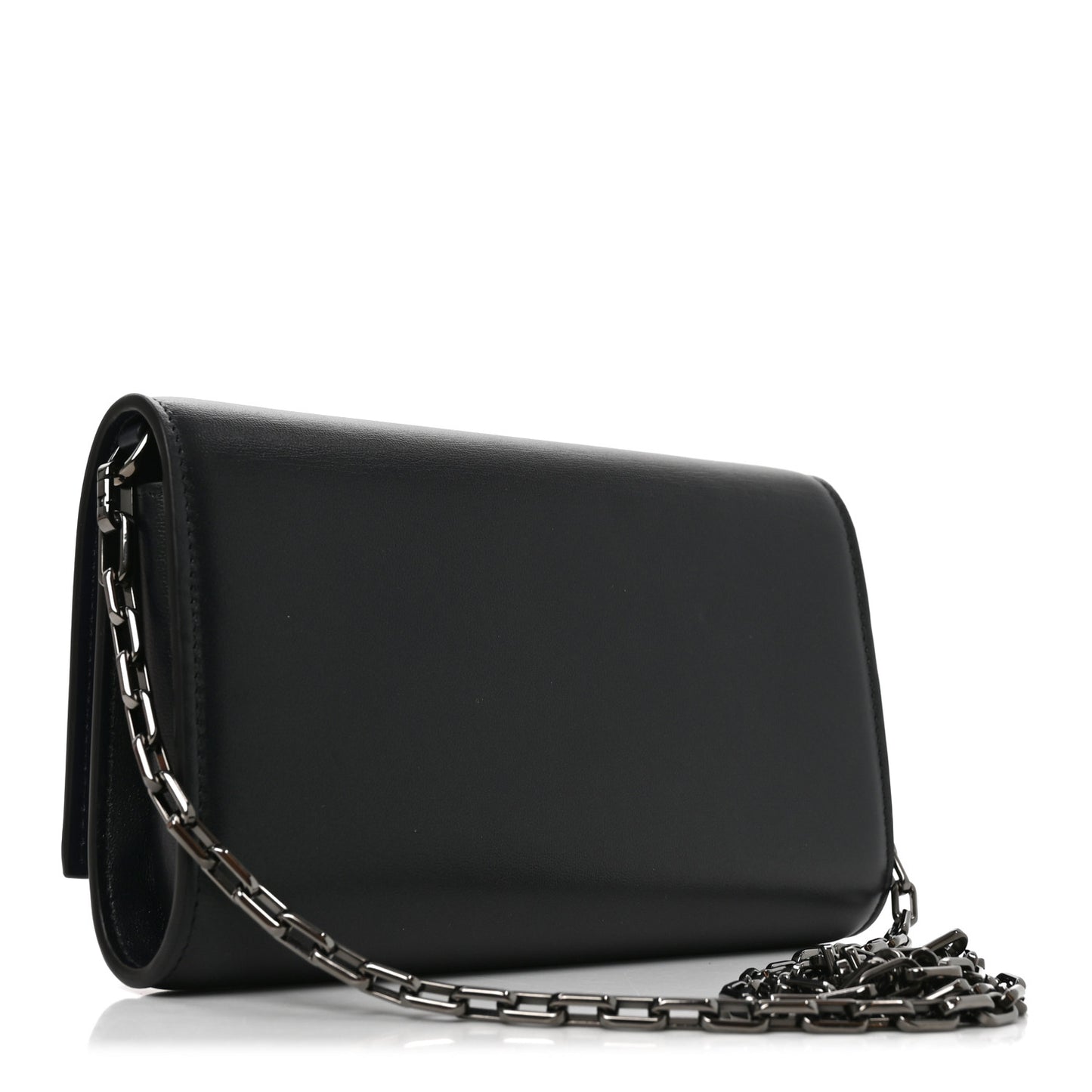 Calfskin Spikes Loubinthesky Paloma Clutch Zaffiro Zaffiro