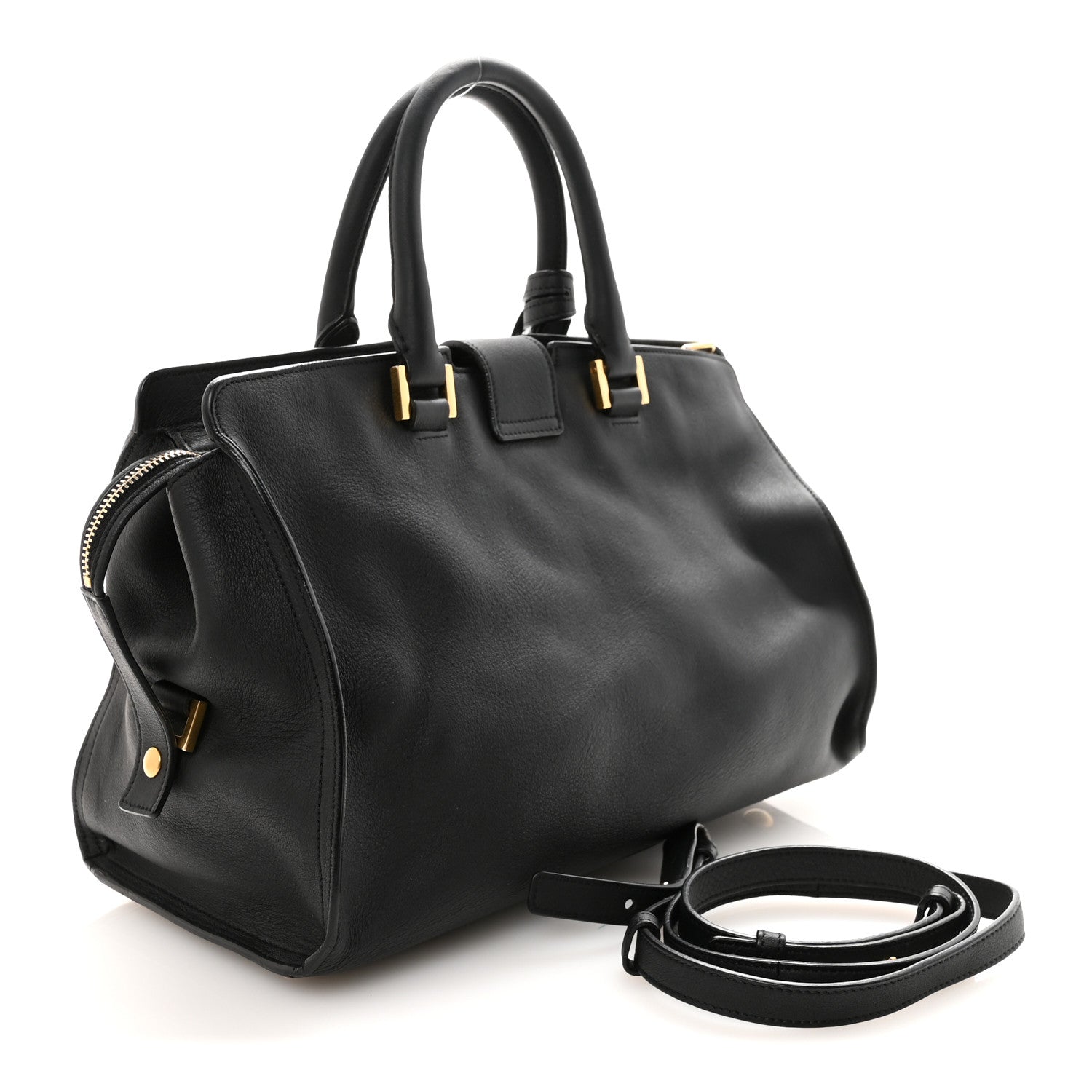 Saint Laurent Calfskin Small Classic Y Cabas Black 3 of 9