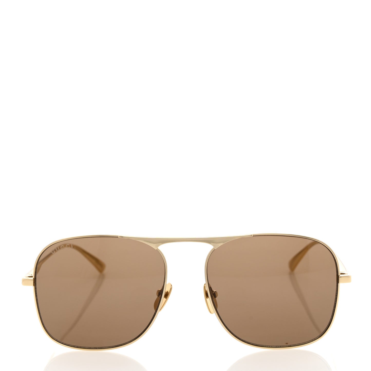 Square Aviator Sunglasses GG0335S Gold