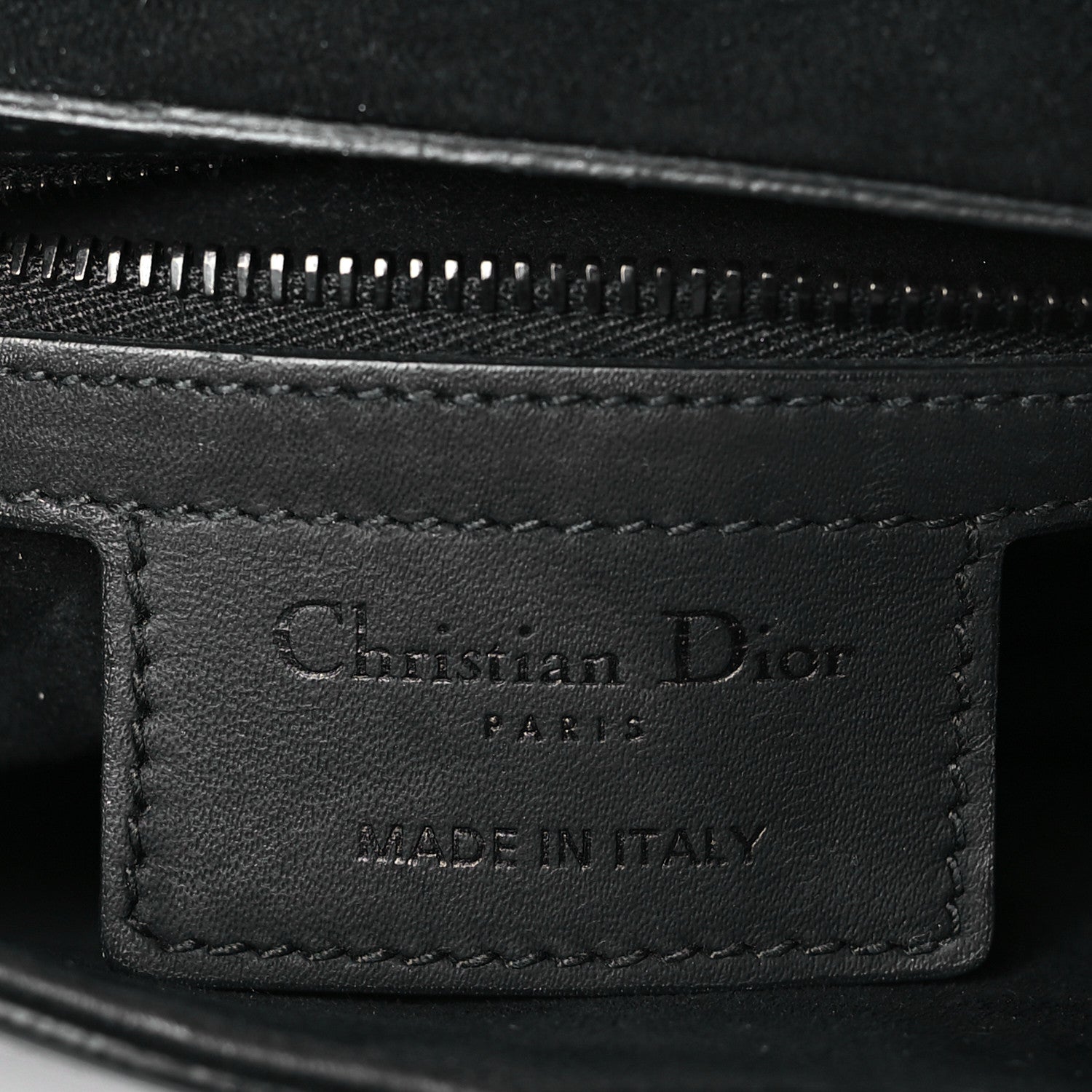 Christian Dior Ultra Matte Calfskin Saddle Bag Black 6 of 16