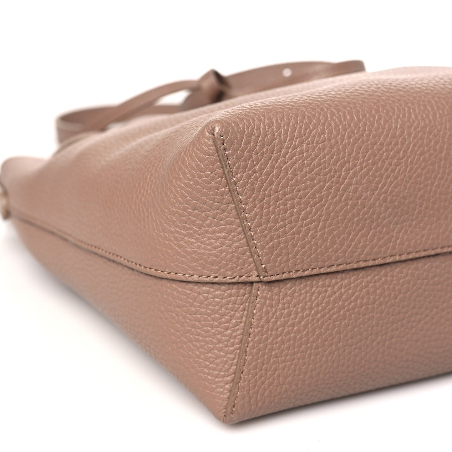MANSUR GAVRIEL Pebbled Calfskin Soft Mini Bucket Bag Biscotto