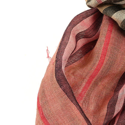 Burberry Wool Silk Gauze Ombre Giant Check Scarf Trench 4 of 5