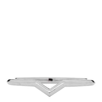 Tiffany Platinum V Band Ring 56 7.5 1 of 4