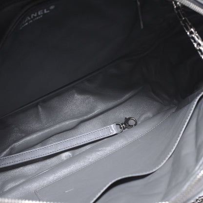 Chanel Aged Calfskin Quilted Large Reissue Camera Case Grey 5 of 7