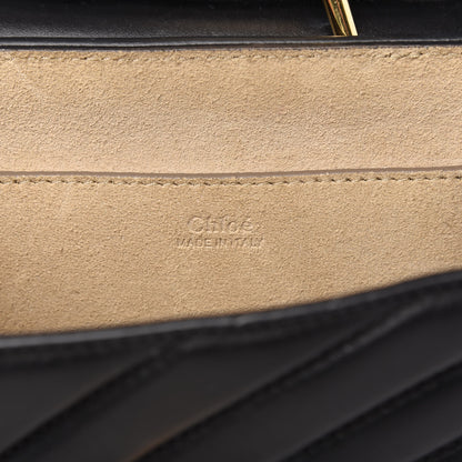 Chloe Calfskin Quilted Mini Drew Bijou Shoulder Bag Black 8 of 10