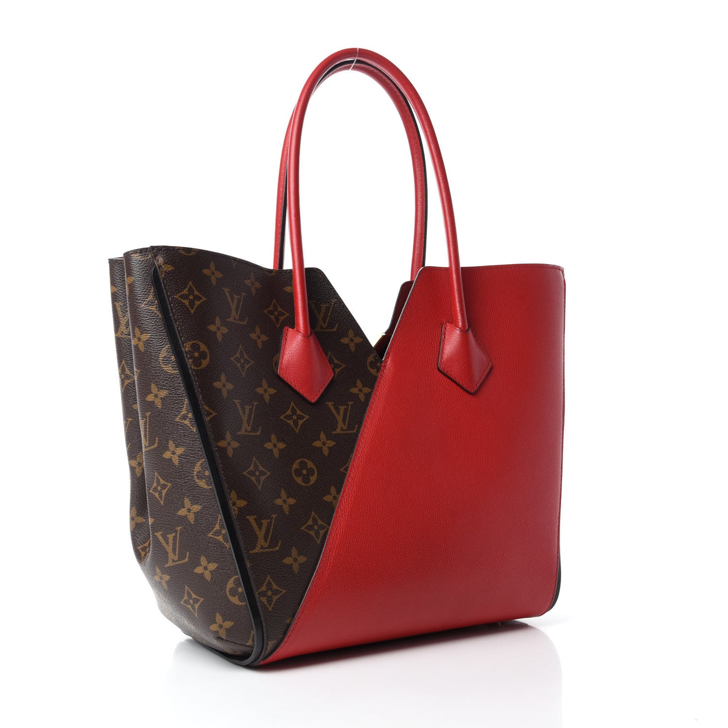 Calfskin Monogram Kimono Tote Cherry