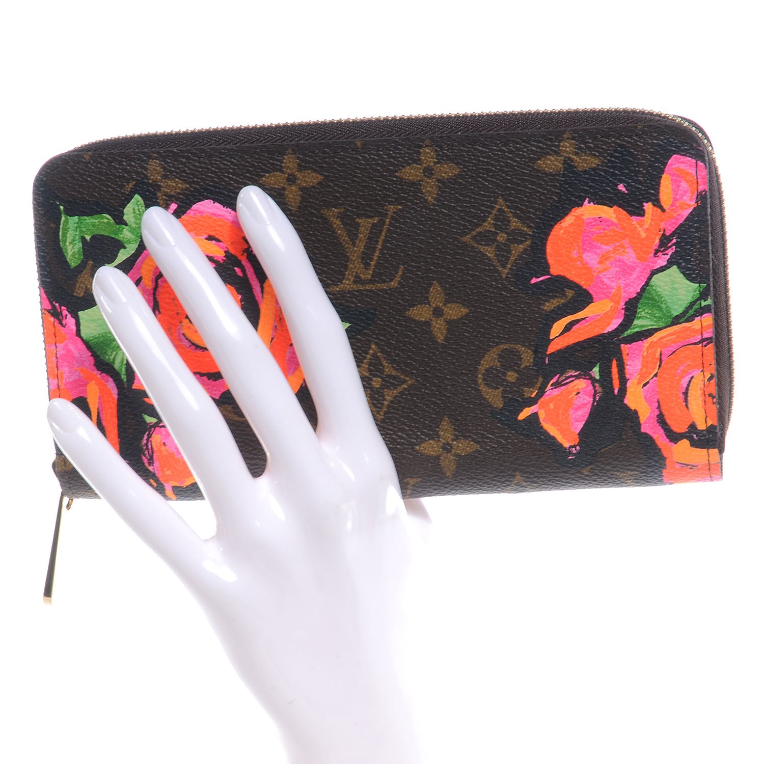 Louis Vuitton Monogram Roses Zippy Wallet 2 of 8