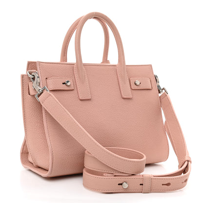 Saint Laurent Grained Calfskin Nano Supple Sac De Jour Antique Rose 3 of 9