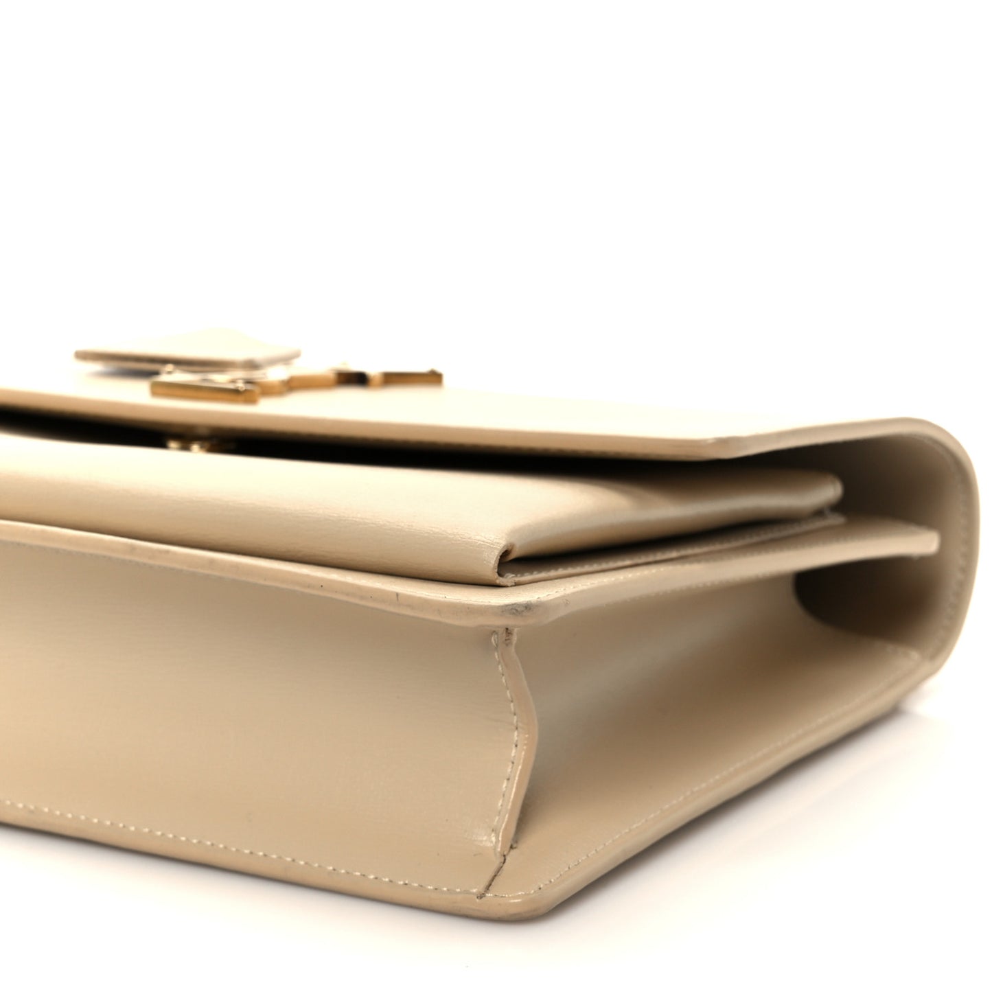 Smooth Calfskin Medium Monogram Sunset Satchel Satchel Avorio