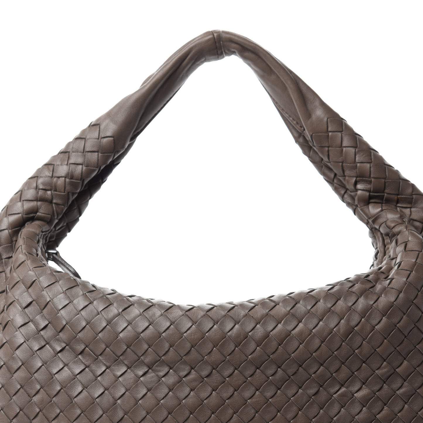 Nappa Intrecciato Medium Veneta Hobo Shadow