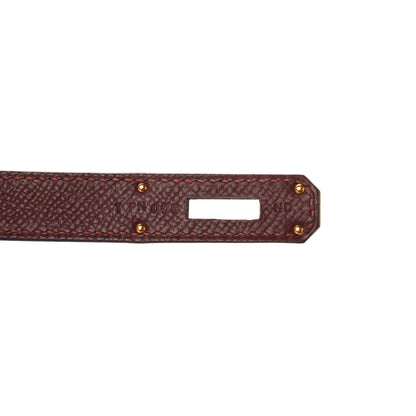 Hermes Epsom Kelly Sellier 32 Rouge H 9 of 11