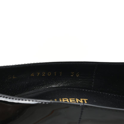 Saint Laurent Patent Opyum 110 Pumps 36 Black Gold 36 Black Gold 9 of 10
