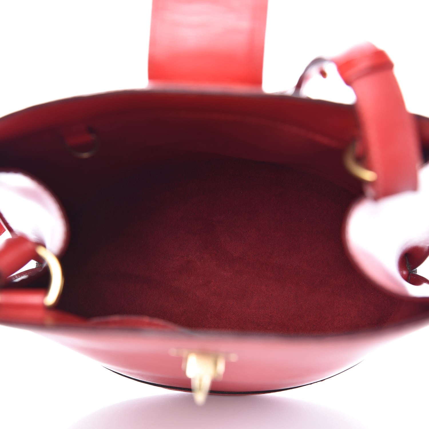 Louis Vuitton Epi Cluny Castillan Red 5 of 13