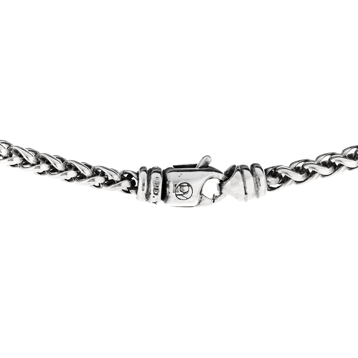 Sterling Silver 4mm Wheat Chain Necklace