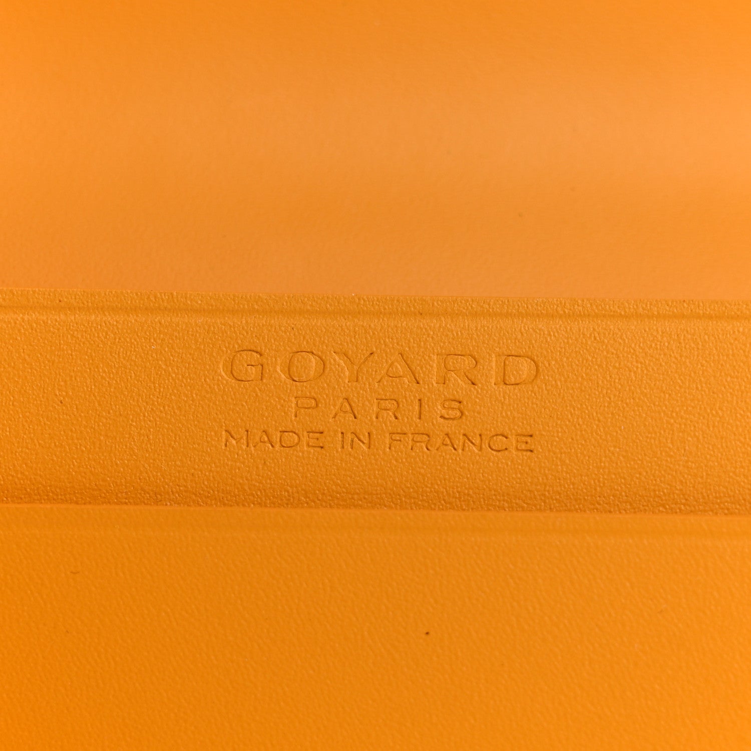 Goyard Goyardine Business Card Holder Yellow 7 of 8