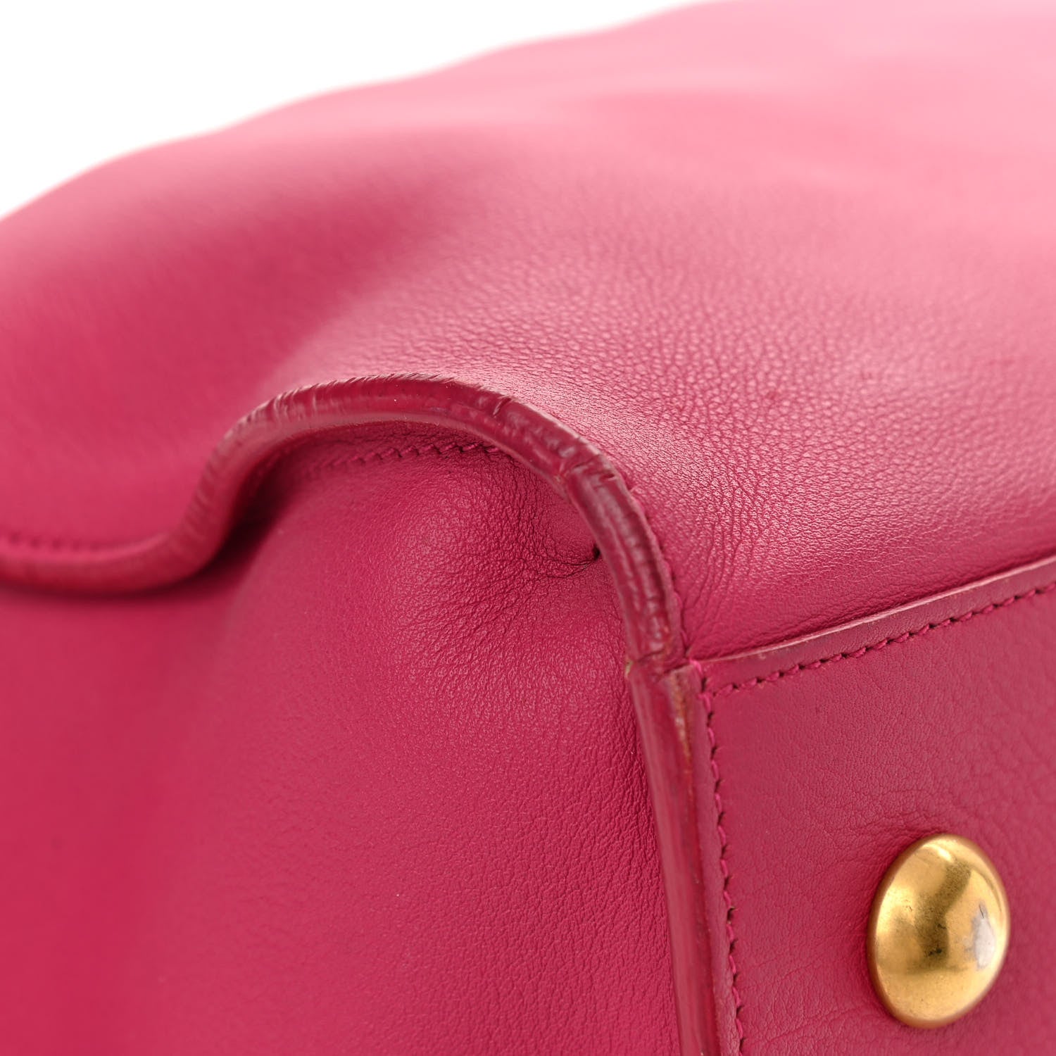 Saint Laurent Calfskin Medium Classic Y Cabas Fuchsia 9 of 21