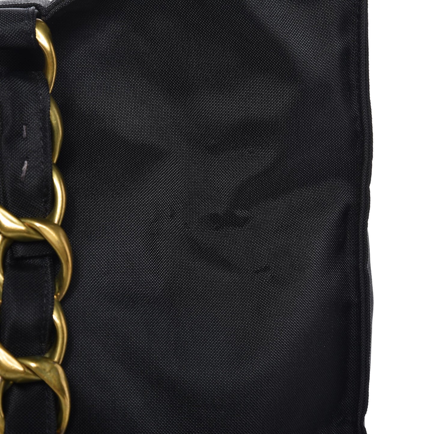 Canvas Chain Jumbo CC Tote Black