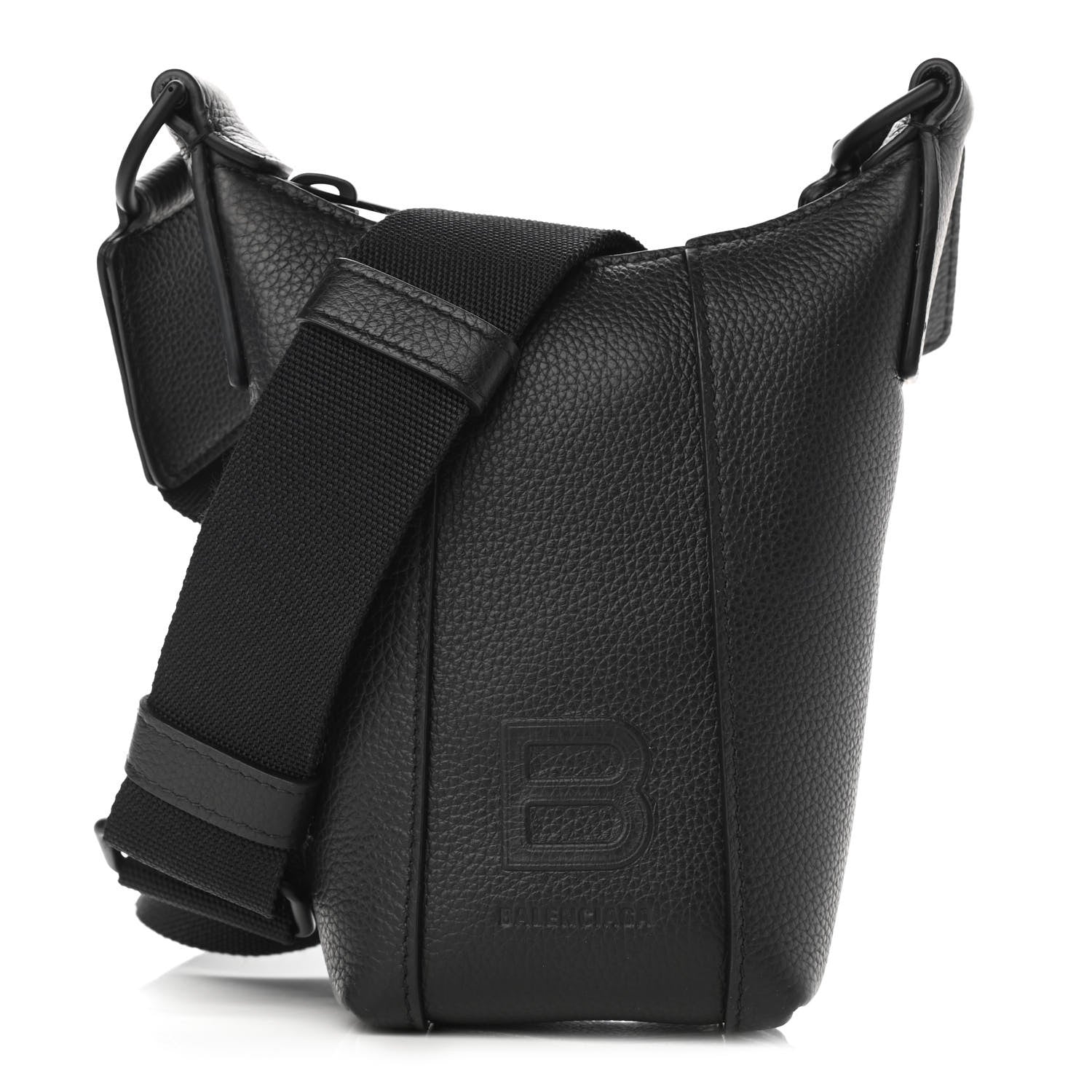 Balenciaga Calfskin Hourglass Phone Holder Bag Black 1 of 17
