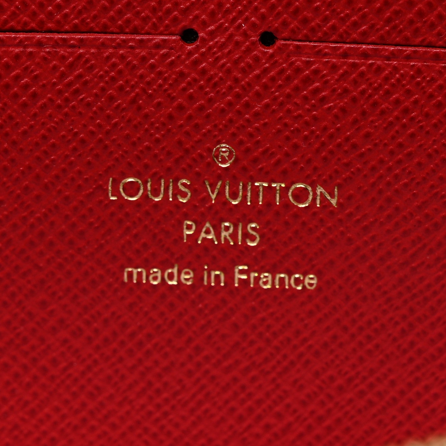 Louis Vuitton LOUIS VUITTON Damier Ebene Clemence Wallet Cherry 6 of 7