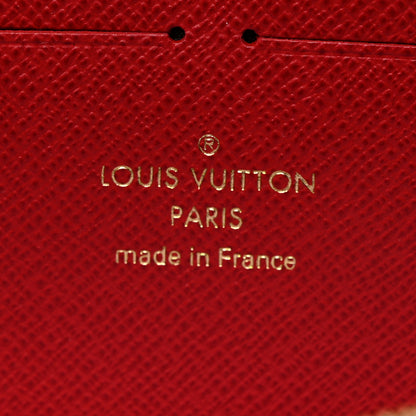 Louis Vuitton LOUIS VUITTON Damier Ebene Clemence Wallet Cherry 6 of 7
