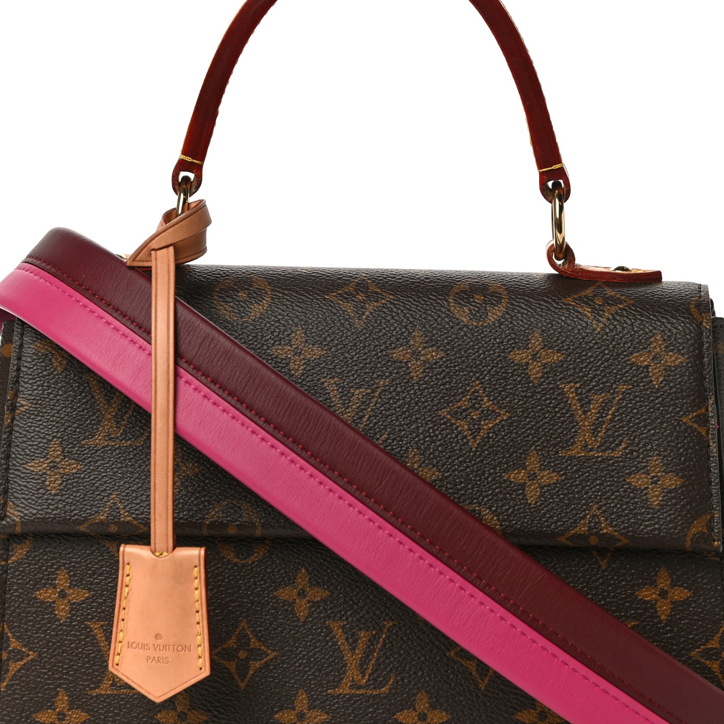 Monogram Cluny BB Bordeaux Fuchsia