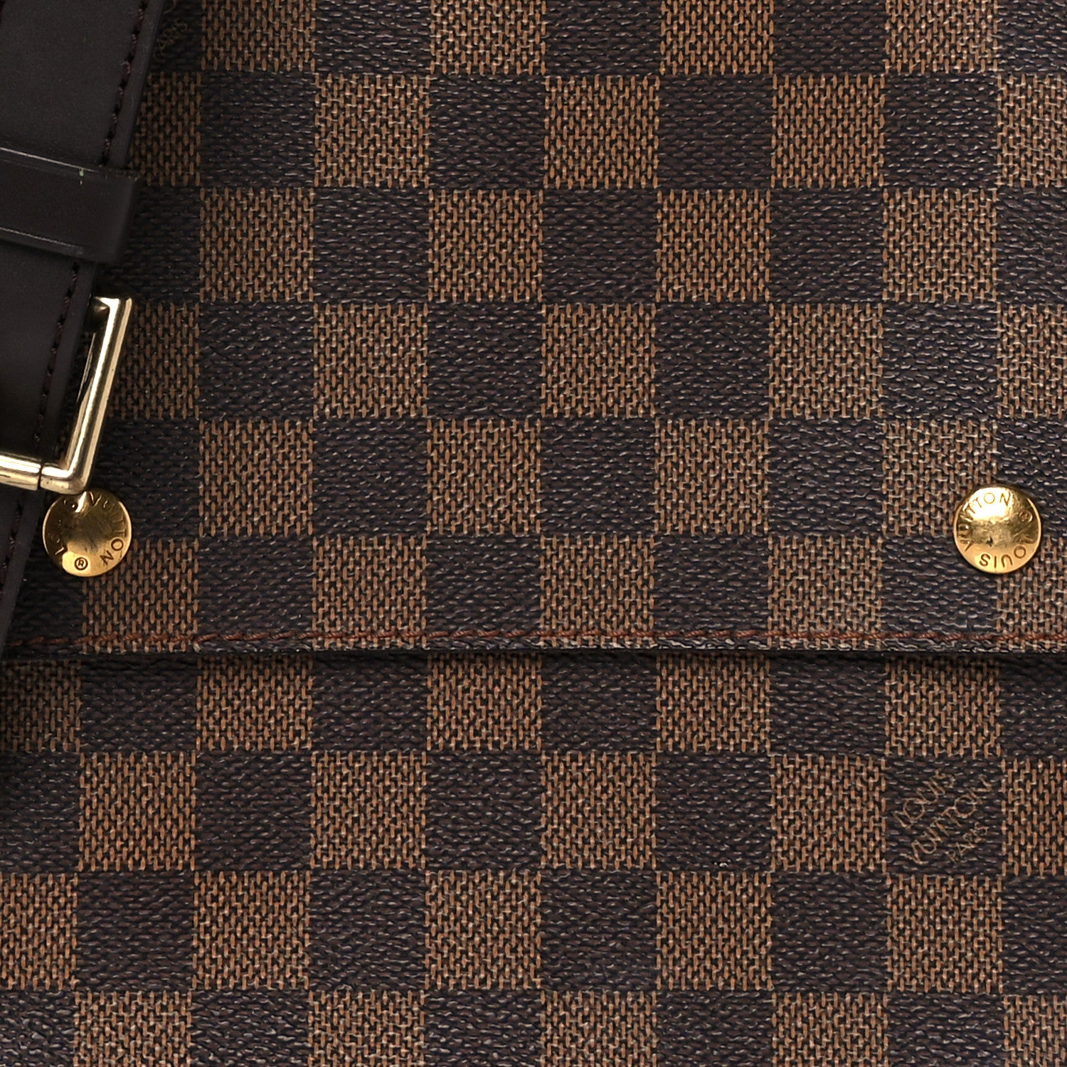 Louis Vuitton Damier Ebene Portobello Travel Shoulder Bag 7 of 9