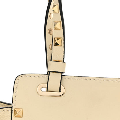 Valentino Garavani Vitello Mini Rockstud Tote Ivory 12 of 13