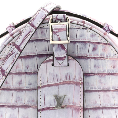 Louis Vuitton Crocodile Mini Boite Chapeau Light Purple 12 of 17