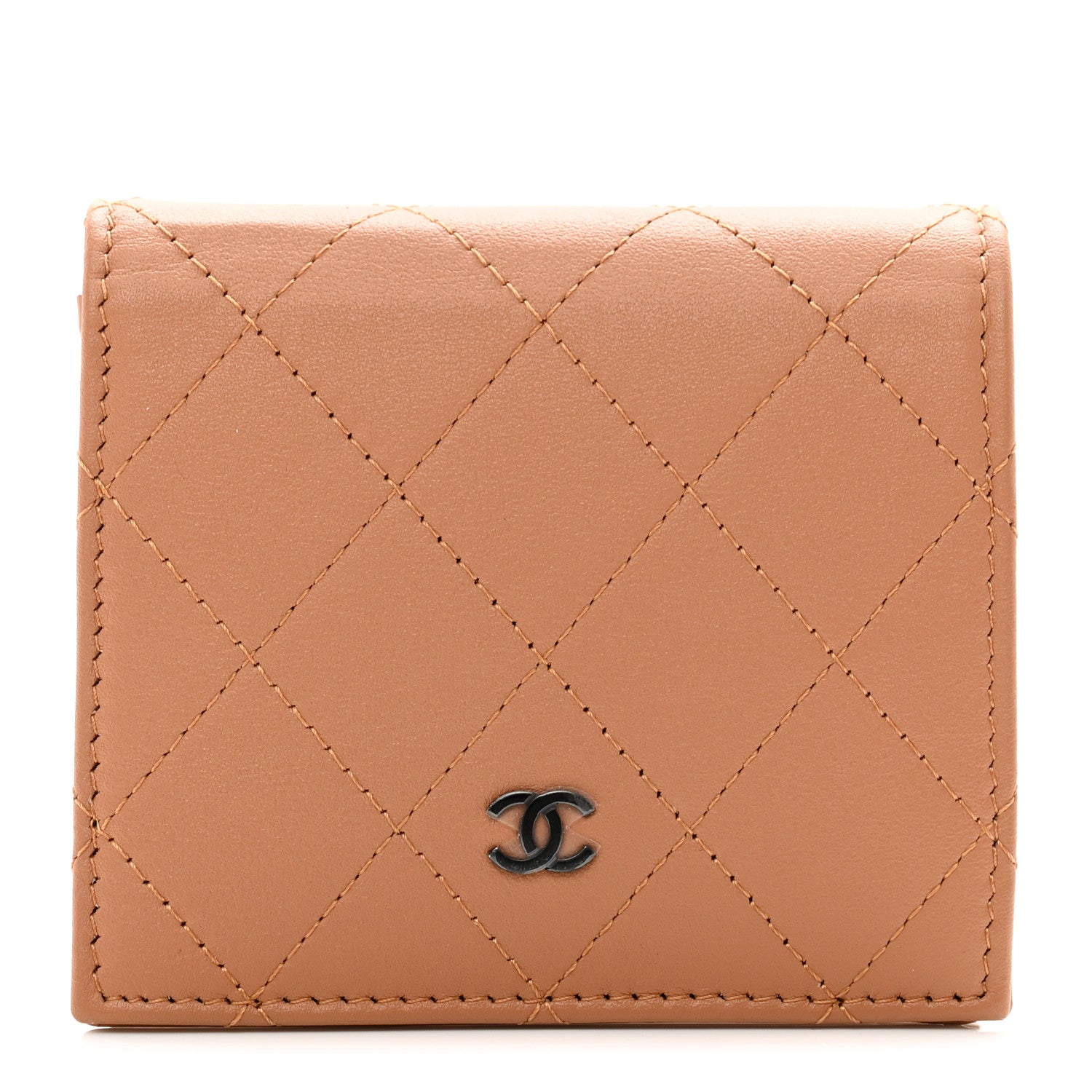 Chanel Lambskin Quilted Wallet 1 of 9