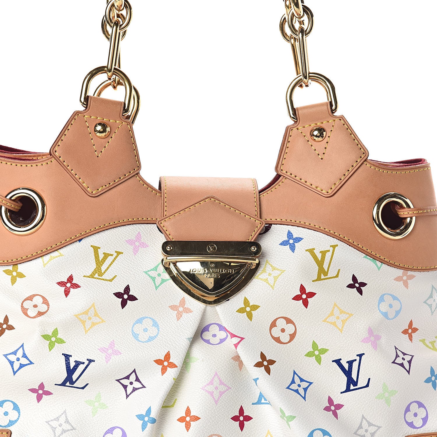 Louis Vuitton Monogram Multicolor Ursula White 7 of 9