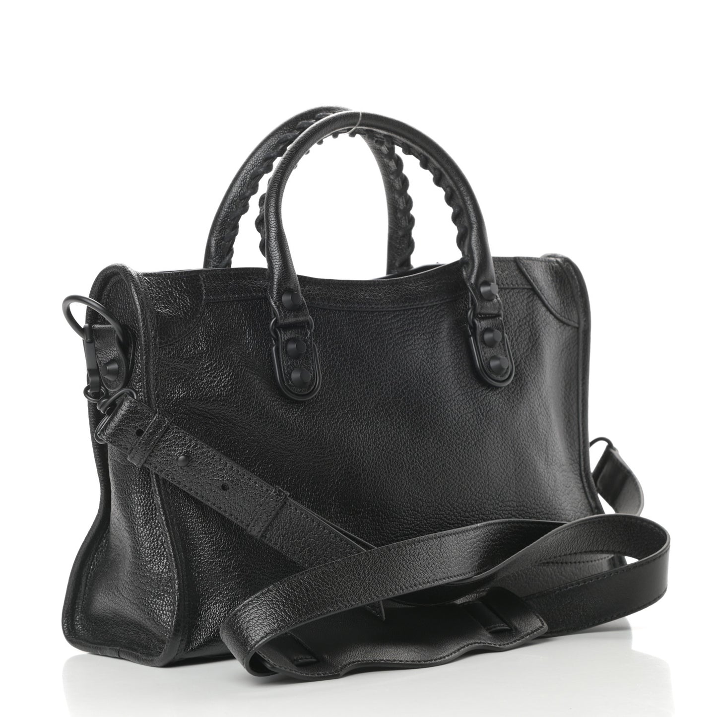 Chevre Black Metallic Edge Hardware S City Black