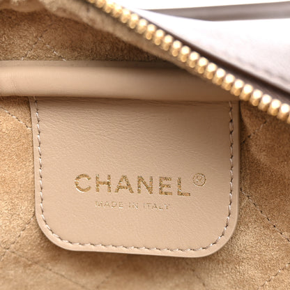 Chanel Calfskin Large Perfect Bowling Bag Dark Brown 6 of 10